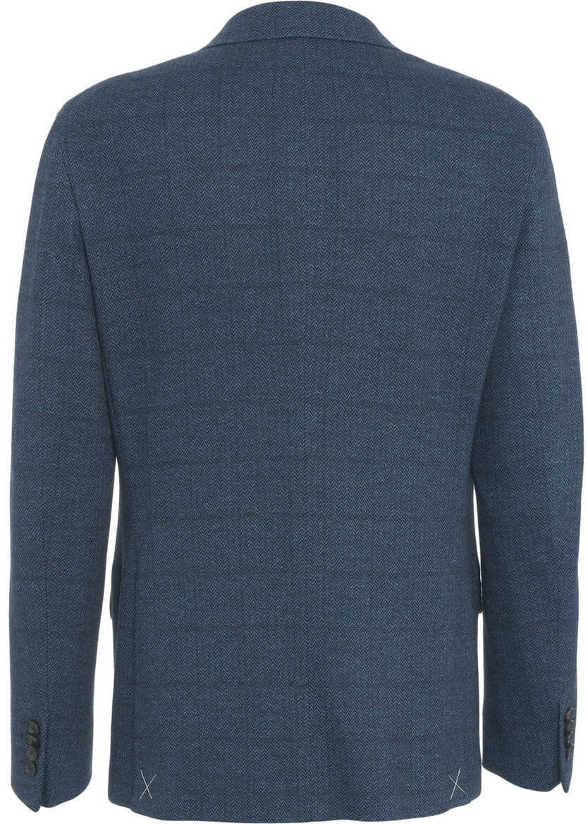 Sacouri ETRO Blazer Blue Barbati (BM 19030210) 9