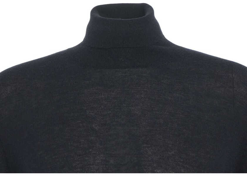 Pulovere Gender Knit turtleneck sweater Blue Barbati (BM 19030216) 4