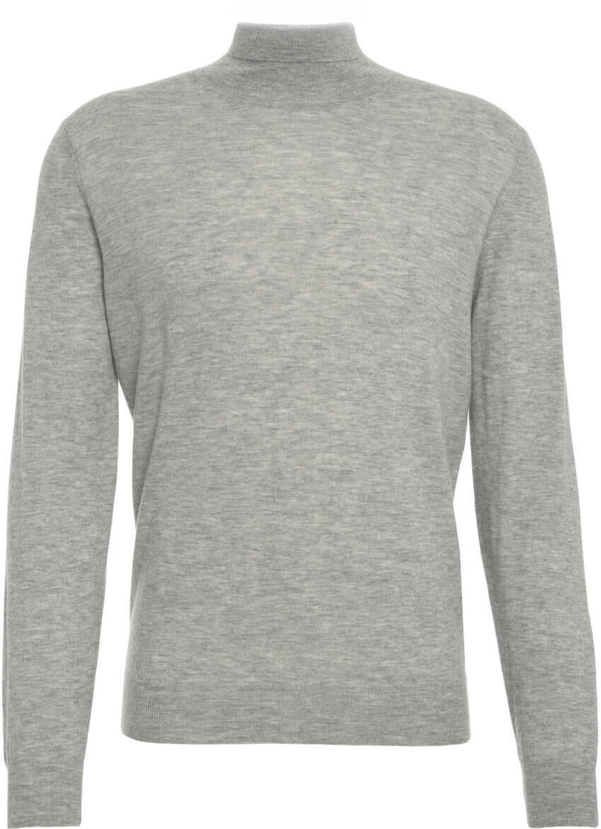 Pulovere Gender Knit turtleneck sweater Grey Barbati (BM 19030216) 2