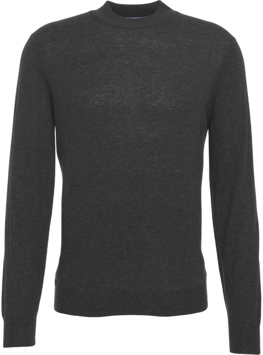 Pulovere Gender Knit sweater with stand-up collar Grey Barbati (BM 19030222) 1