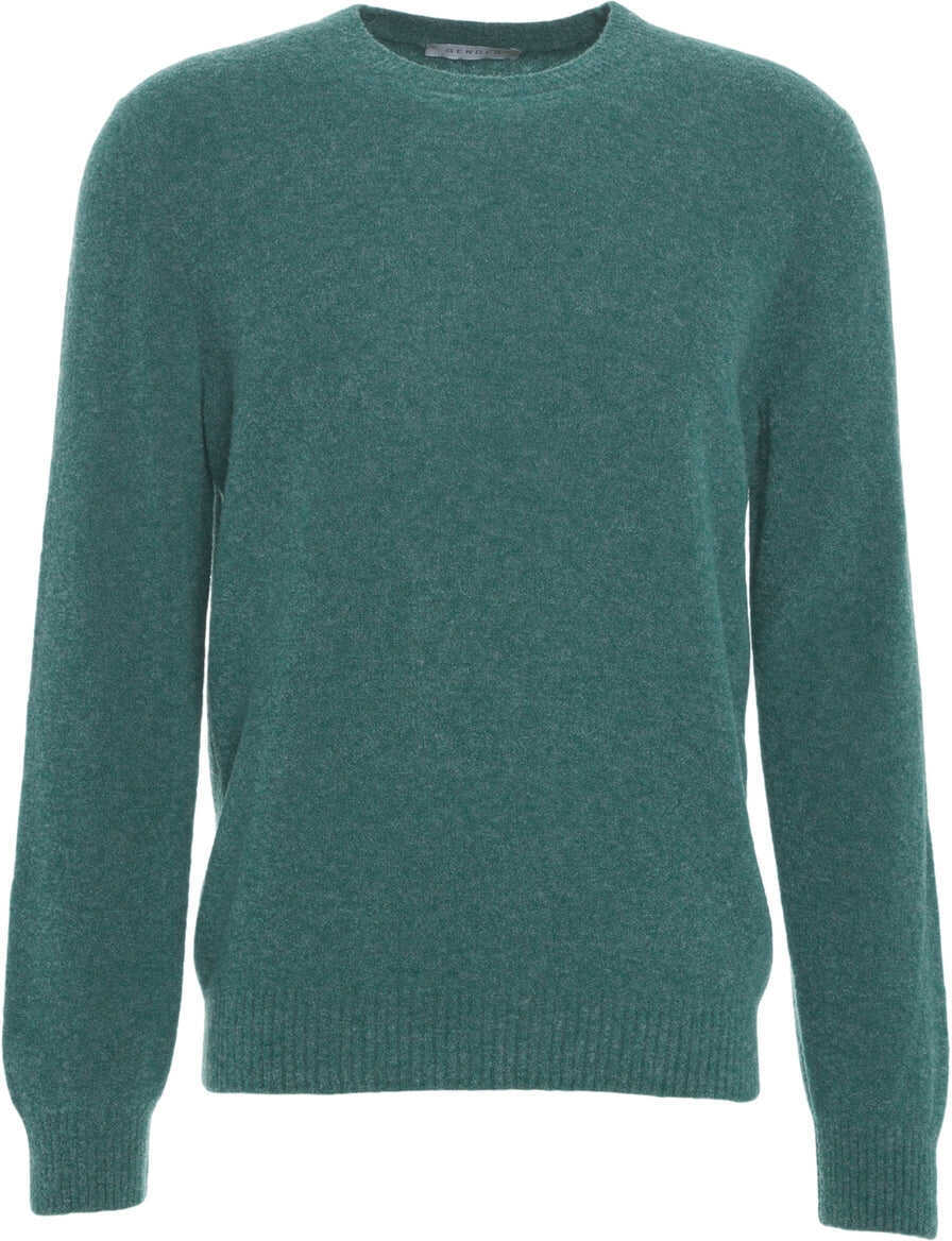 Pulovere Gender Wool sweater Green Barbati (BM 19030246) 2