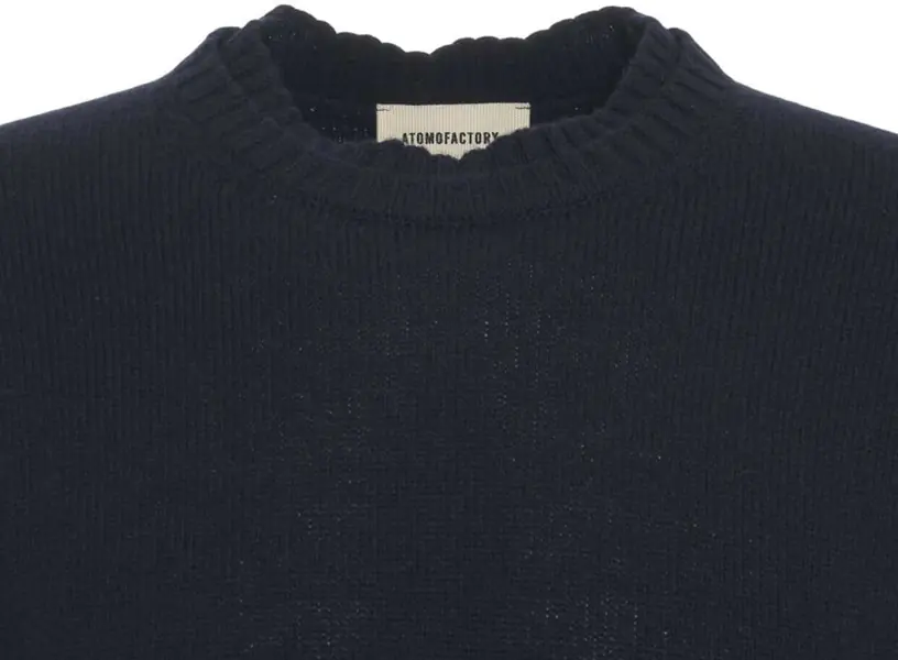 Pulovere Atomofactory Knit sweater Blue Barbati (BM 19030261) 4