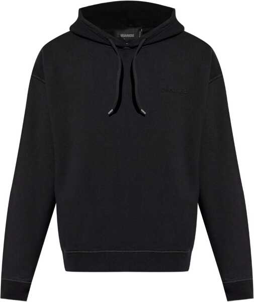 Bluze de trening DSQUARED2 Hoodie Black Barbati (BM 19030276) 1