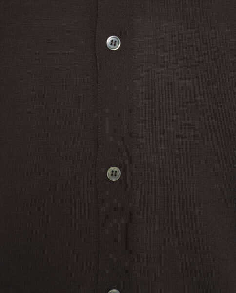 Camasi office Gender Knit virgin wool shirt Brown Barbati (BM 19030282) 5