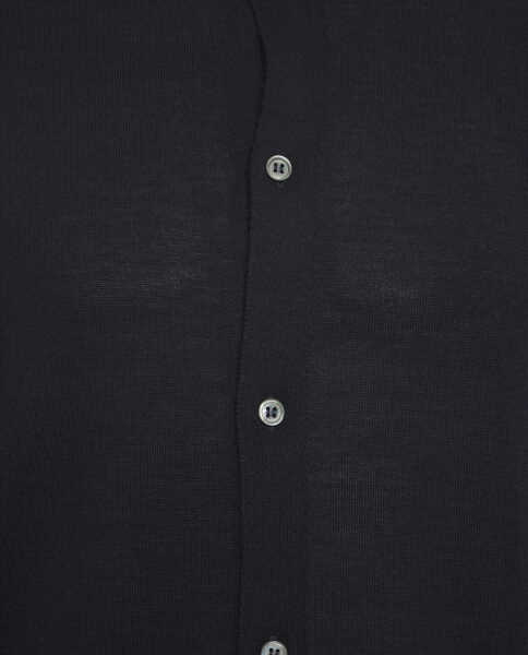 Camasi office Gender Knit virgin wool shirt Blue Barbati (BM 19030282) 6