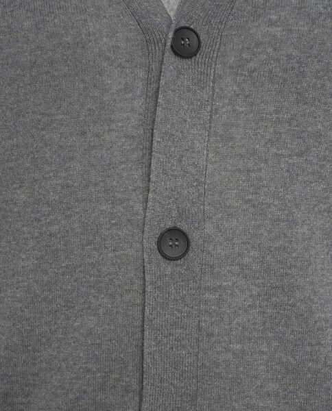Cardigane Gender Cardigan with V-neck Grey Barbati (BM 19030288) 5