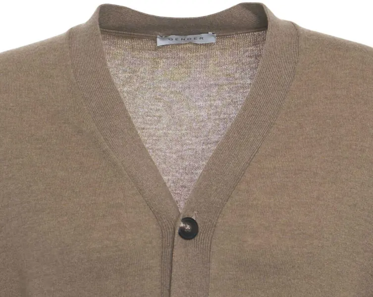 Cardigane Gender Cardigan with V-neck Brown Barbati (BM 19030288) 4