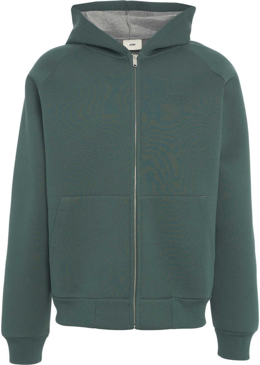 Bluze de trening AUTRY Hoodie with zipper Green Barbati (BM 19030291) 6