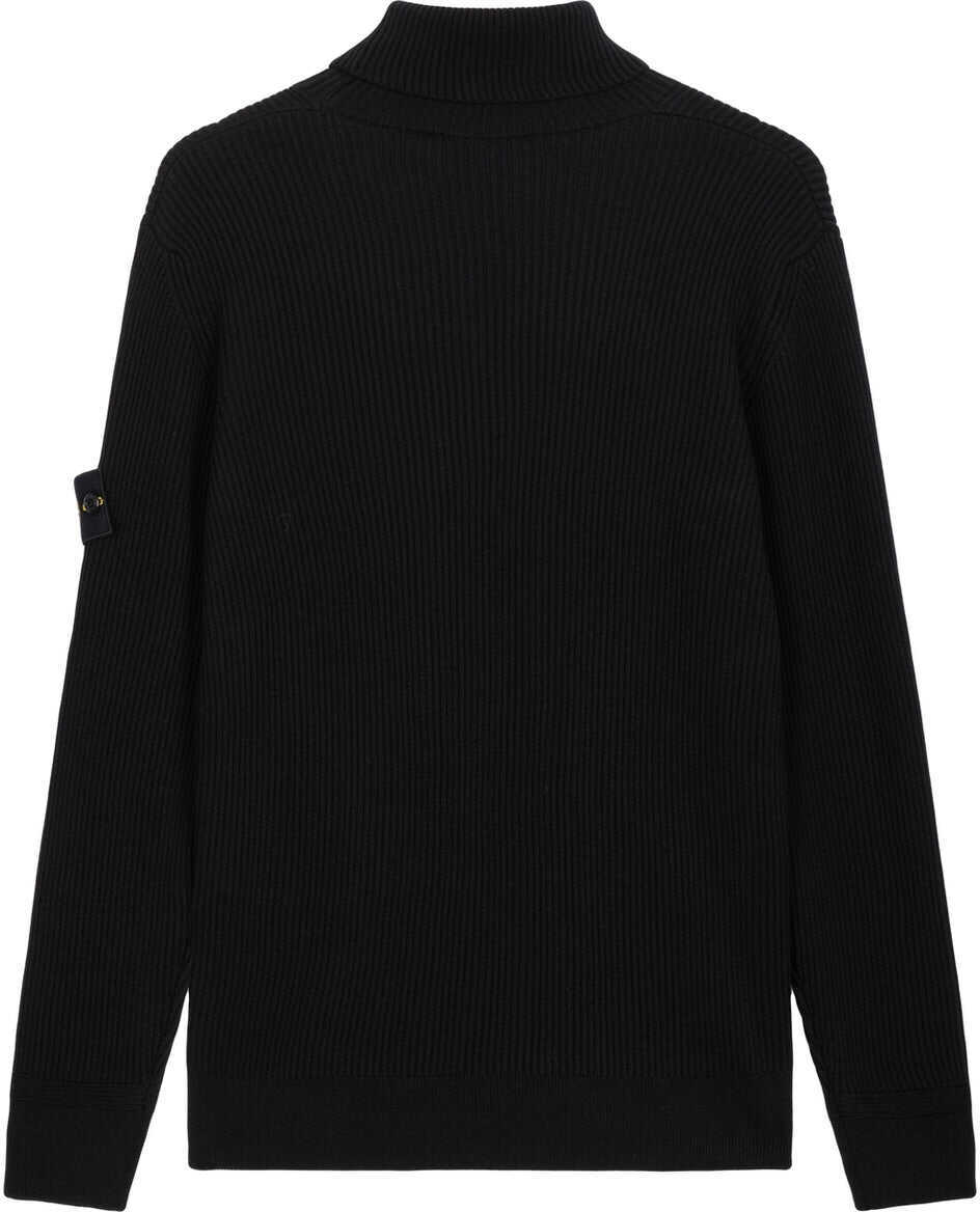 Pulovere Stone Island Turtleneck sweater with logo Black Barbati (BM 19030294) 3