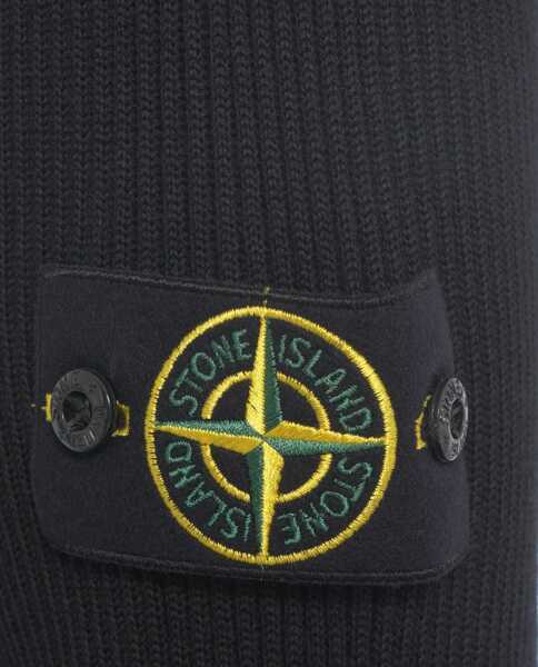 Pulovere Stone Island Turtleneck sweater with logo Black Barbati (BM 19030294) 5