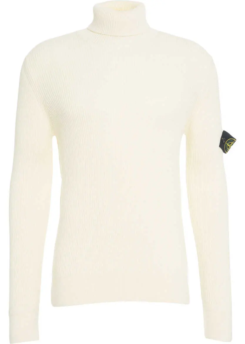 Pulovere Stone Island Turtleneck sweater with logo White Barbati (BM 19030294) 2