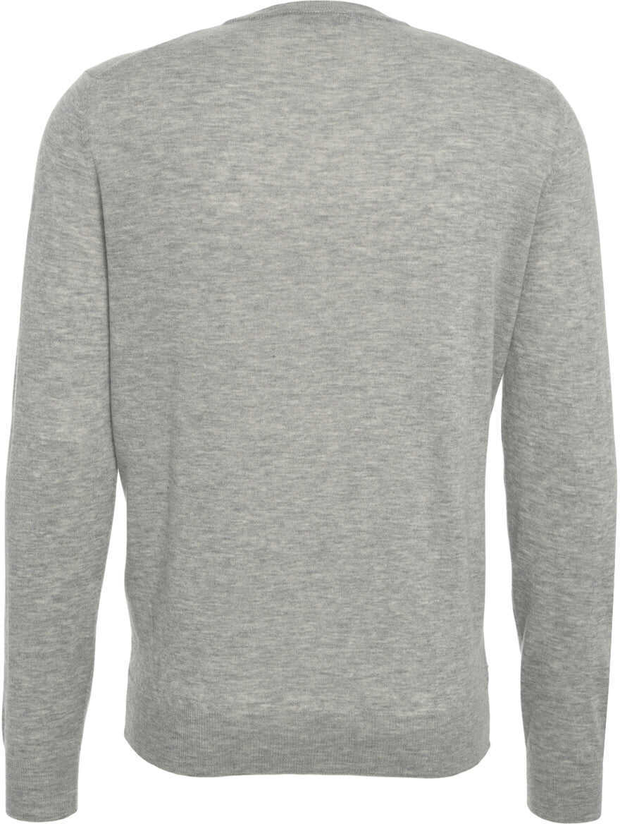 Pulovere casual Gender Knit pullover Grey Barbati (BM 19030306) 4