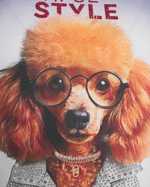 Tricouri Liu Jo White T-shirt with print White Femei (BM 19030327) 5