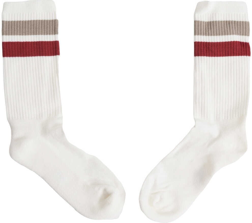 Sosete AUTRY Socks with stripes White Barbati (BM 19030330) 3