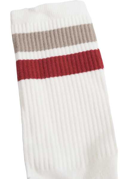 Sosete AUTRY Socks with stripes White Barbati (BM 19030330) 4