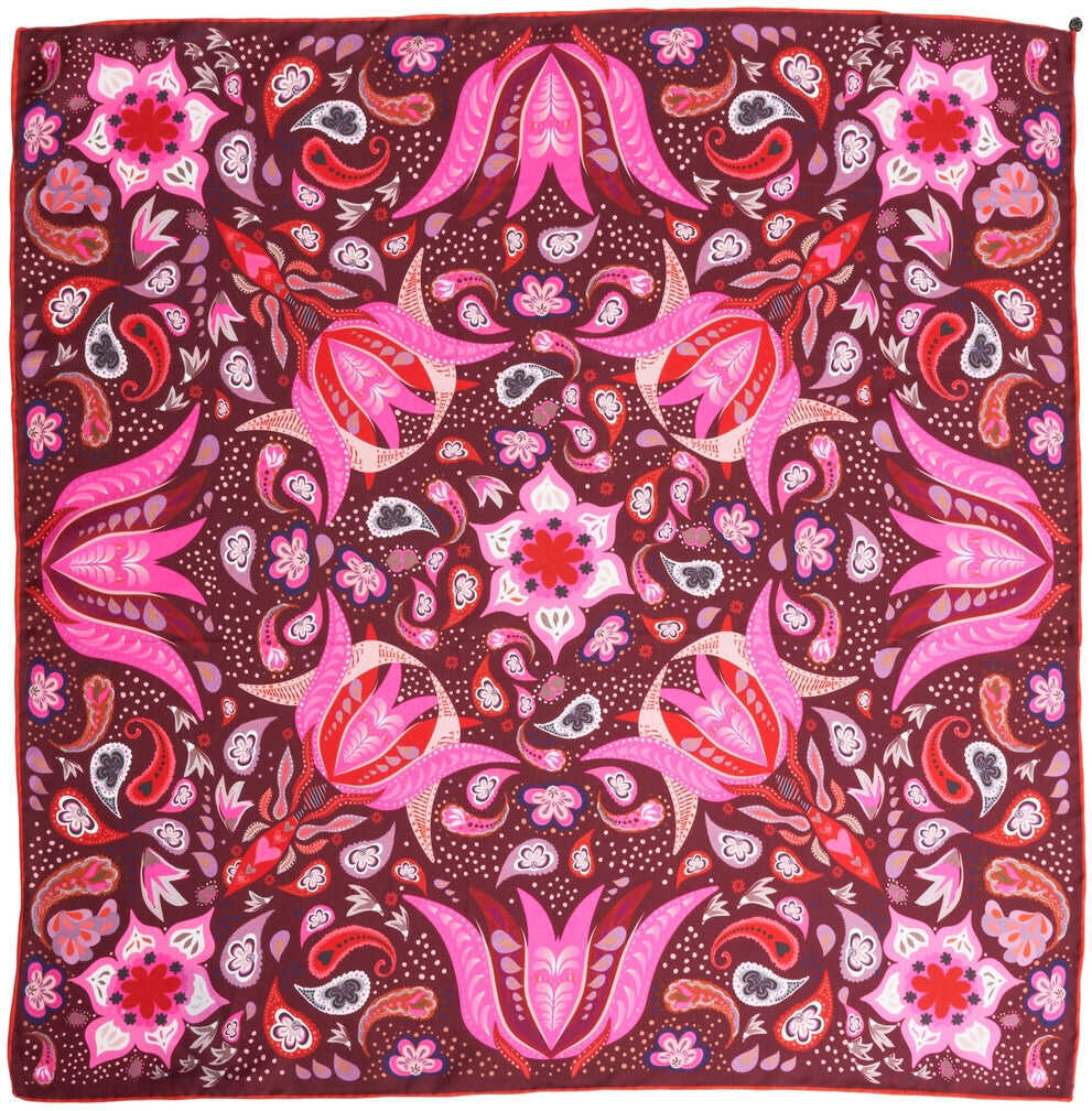Esarfe Codello Foulard with floral print Red Femei (BM 19030336) 3