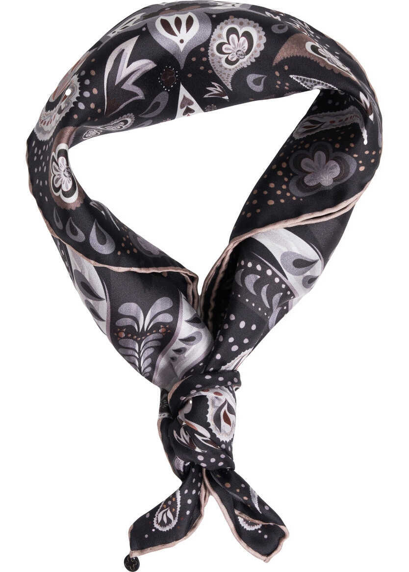 Esarfe Codello Foulard with floral print Black Femei (BM 19030336) 1