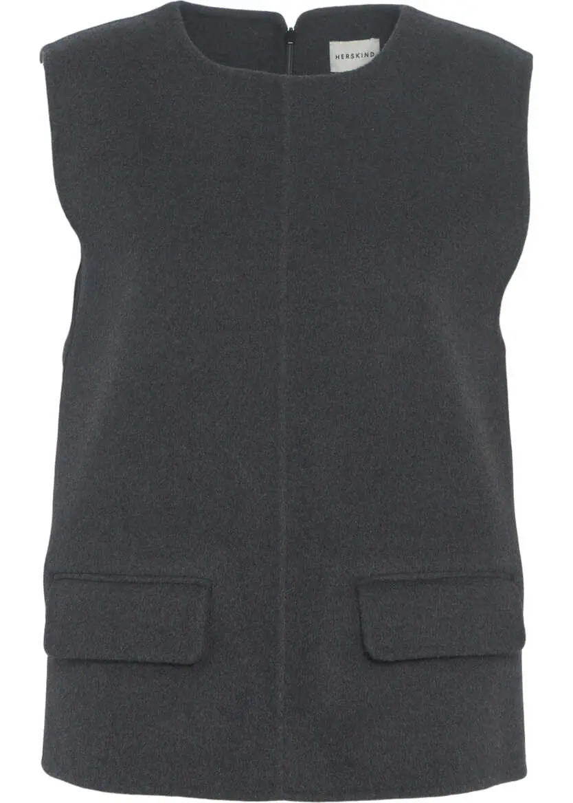 Maiouri Herskind Top with patch pockets Ease Grey Femei (BM 19030339) 1