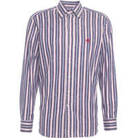 Camasi office Striped shirt with logo embroidery Barbati