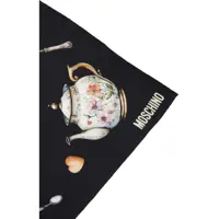 Esarfe Dama - Esarfe Moschino Foulard made of silk Black Femei (BM 19030369) - B-mall.ro