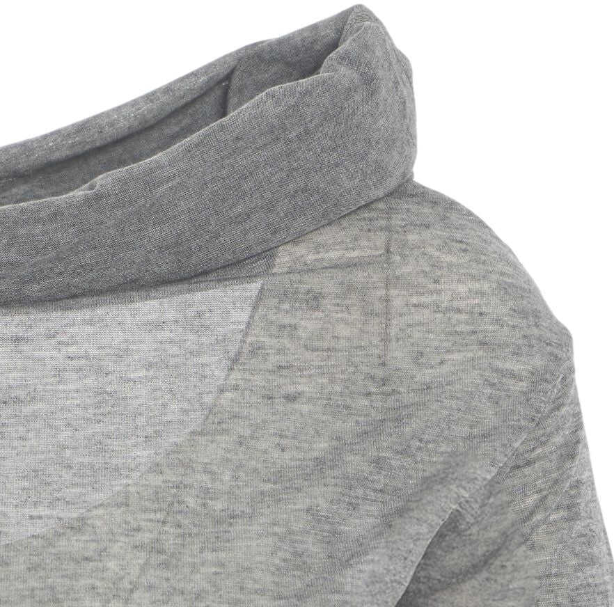 Tricouri 8PM T-shirt with cowl neck Ophelia Grey Femei (BM 19030384) 4