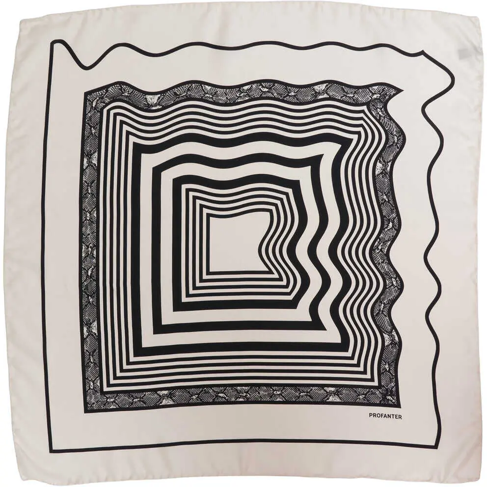 Esarfe Profanter Scarf with print White Femei (BM 19030387) 3