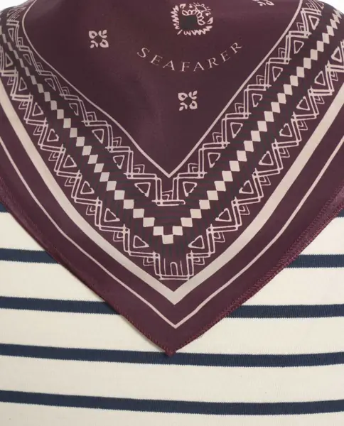 Tricouri SEAFARER Striped t-shirt White Femei (BM 19030393) 6