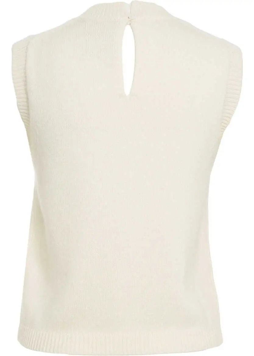 Maiouri Semicouture Knit top with rhinestone application White Femei (BM 19030399) 3