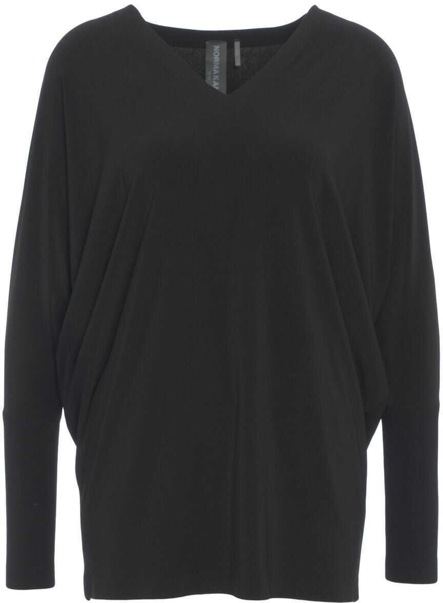 Tricouri NORMA KAMALI Oversize T-shirt Black Femei (BM 19030402) 7