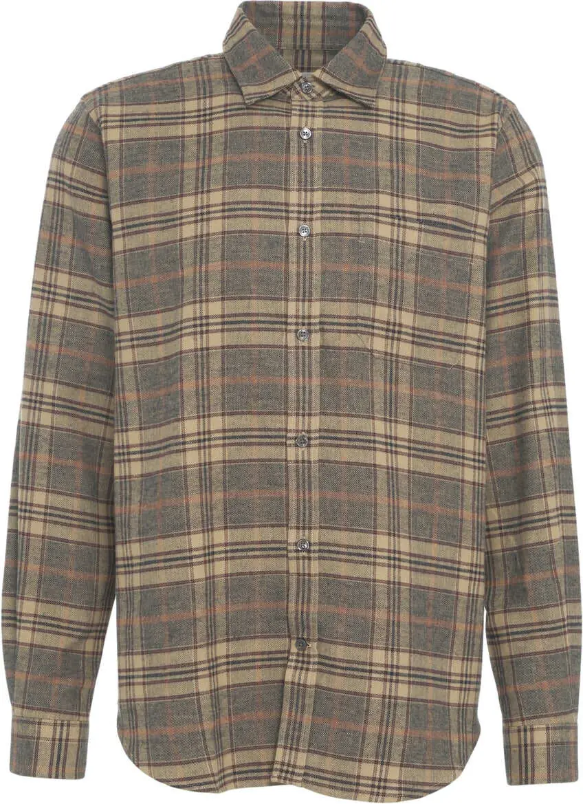 Camasi office CLOSED Shirt with plaid pattern Beige Barbati (BM 19030405) 2