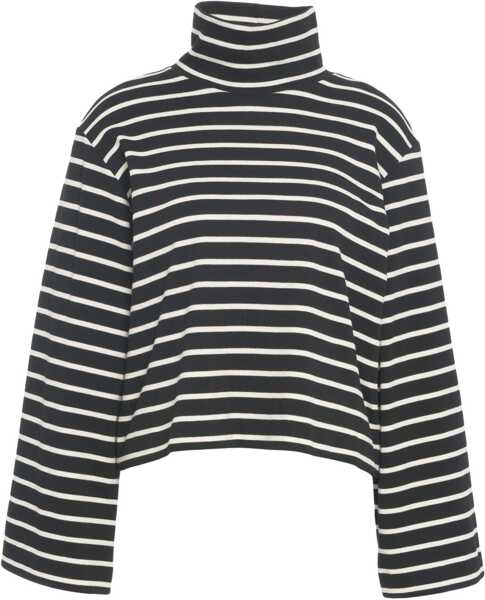 Tricouri 8PM Turtleneck T-shirt Black Femei (BM 19030414) 2