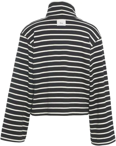 Tricouri 8PM Turtleneck T-shirt Black Femei (BM 19030414) 4