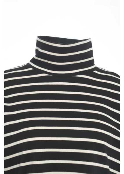 Tricouri 8PM Turtleneck T-shirt Black Femei (BM 19030414) 5