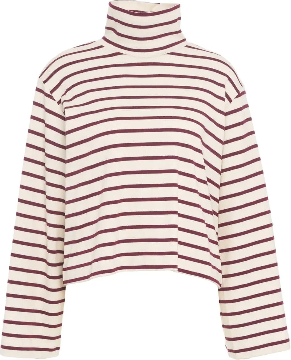 Tricouri 8PM Turtleneck T-shirt Red Femei (BM 19030414) 1