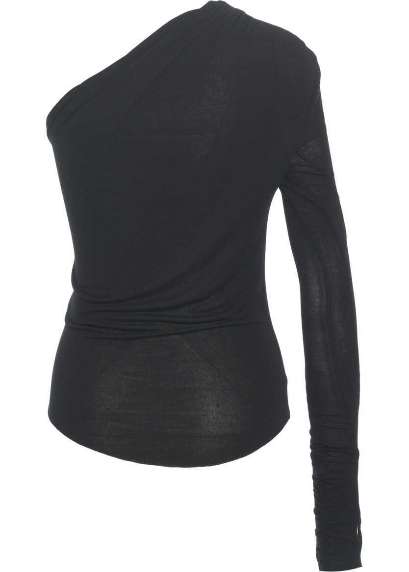 Maiouri Thom / Krom Top with one-shoulder design Black Femei (BM 19030417) 3