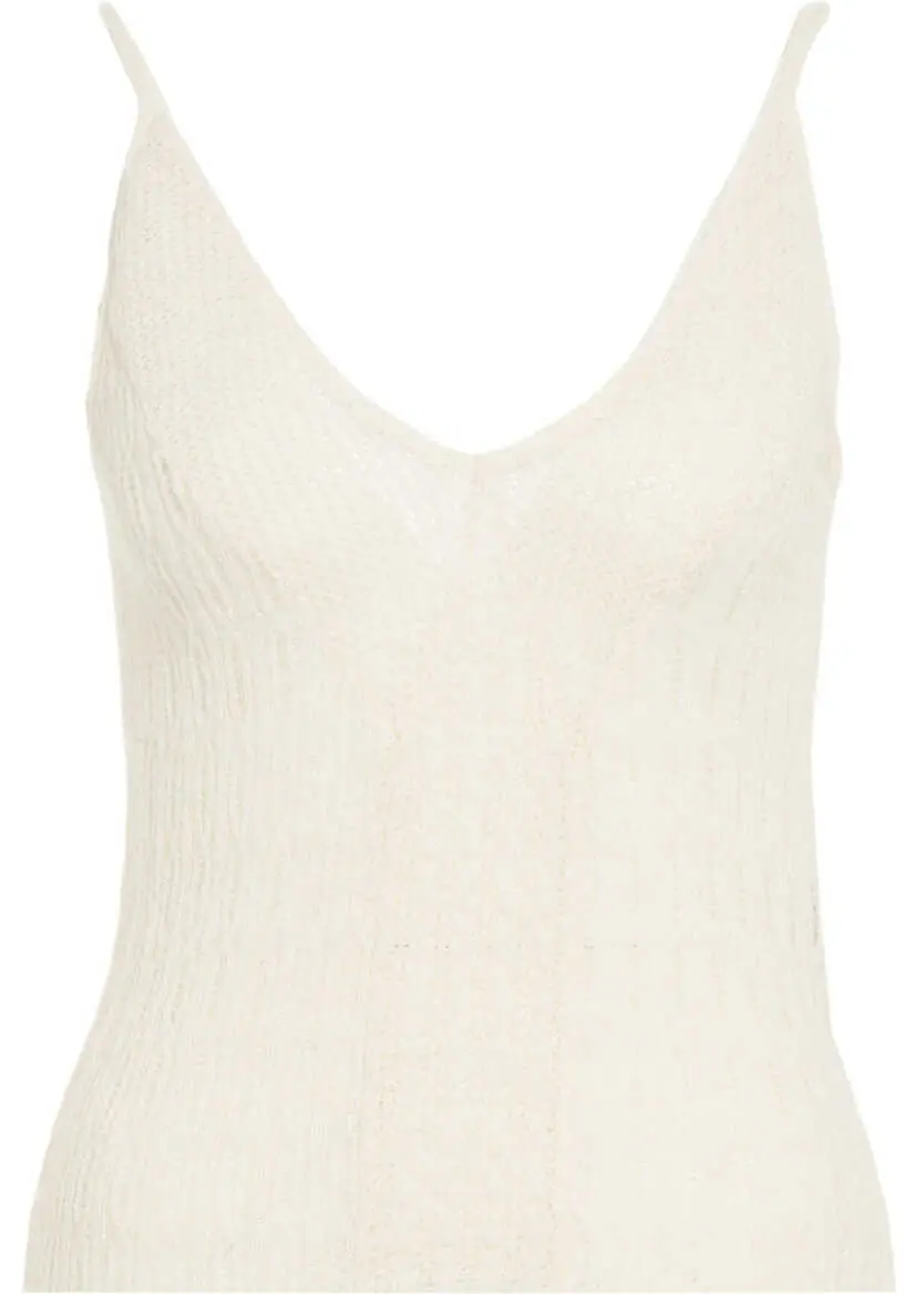 Maiouri Liu Jo Knit top with v-neck White Femei (BM 19030423) 1