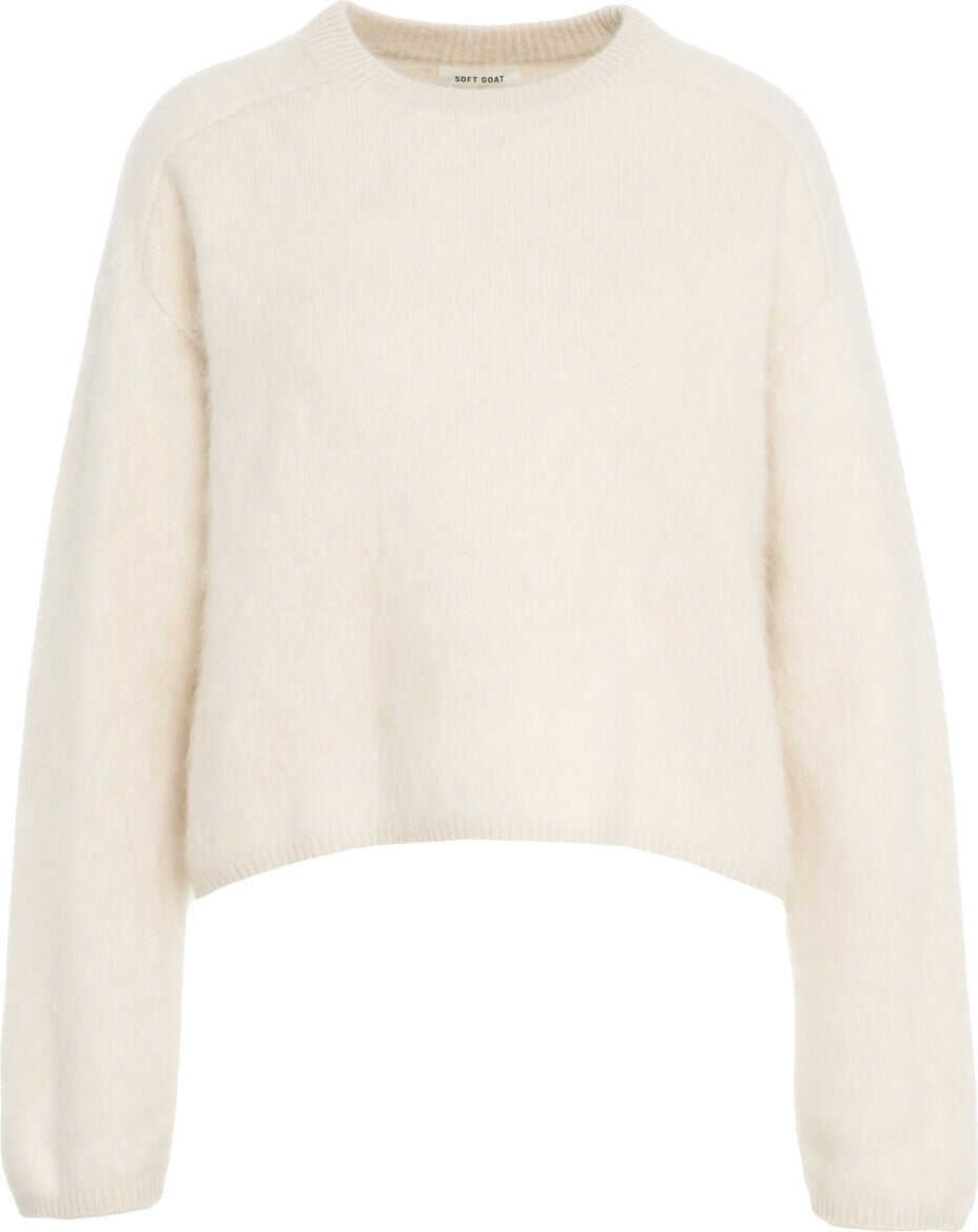 Pulovere Soft Goat Brushed cashmere sweater Beige Femei (BM 19030438) 2