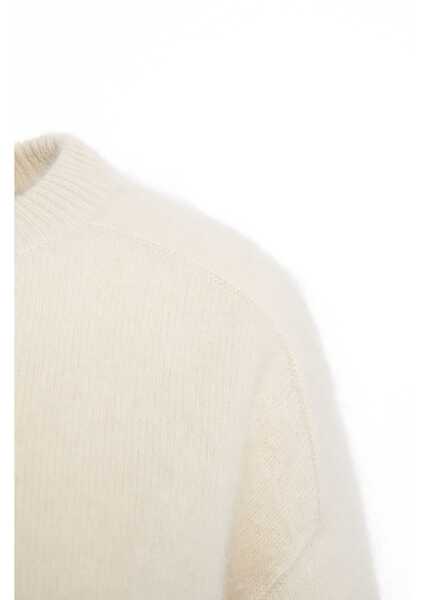 Pulovere Soft Goat Brushed cashmere sweater Beige Femei (BM 19030438) 4