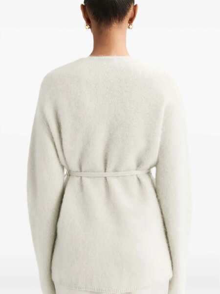 Cardigane Soft Goat Brushed cashmere cardigan Beige Femei (BM 19030441) 4