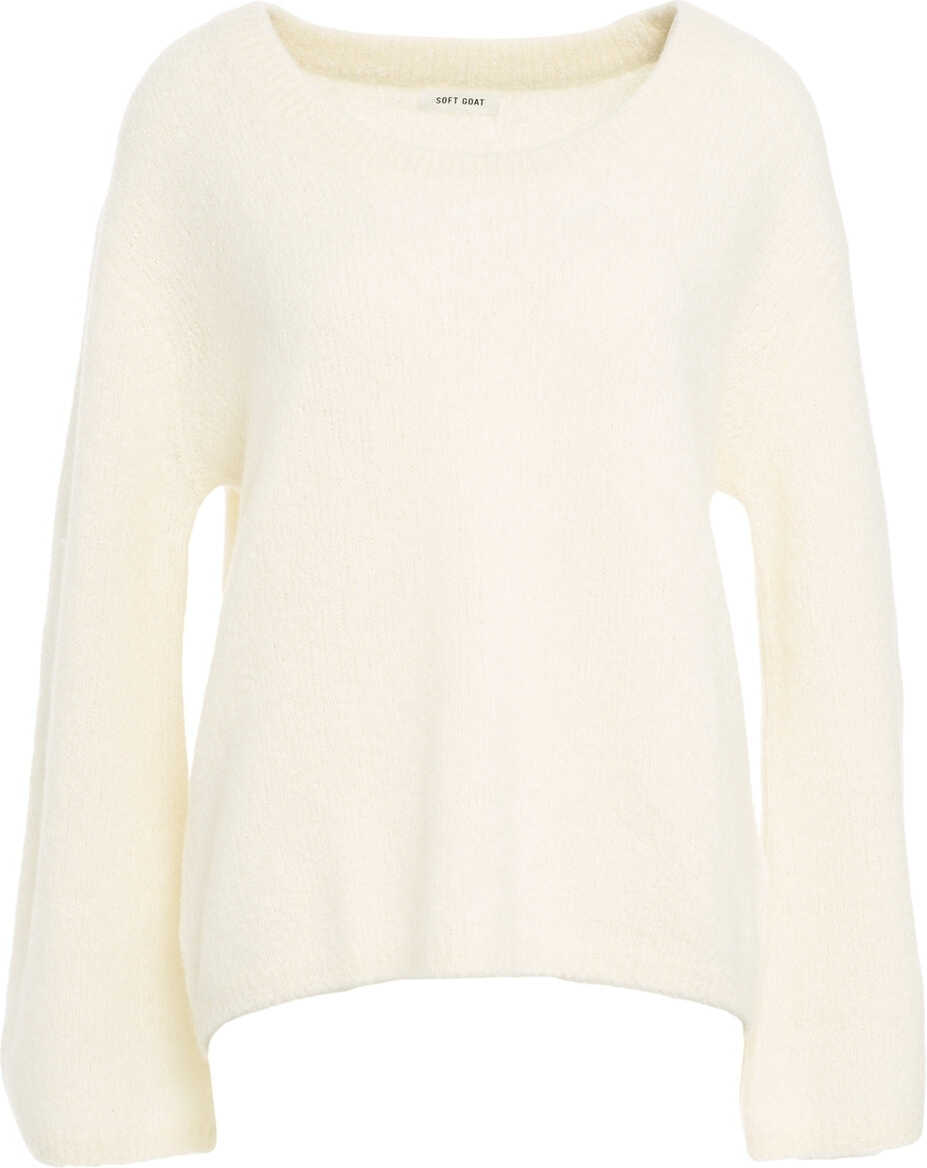 Pulovere Soft Goat Boucle cashmere sweater White Femei (BM 19030447) 2