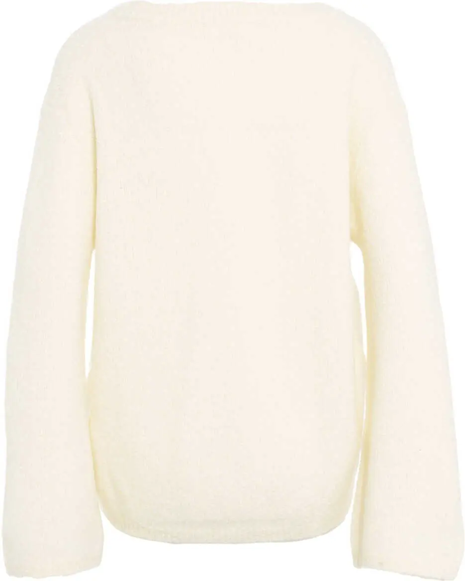 Pulovere Soft Goat Boucle cashmere sweater White Femei (BM 19030447) 3