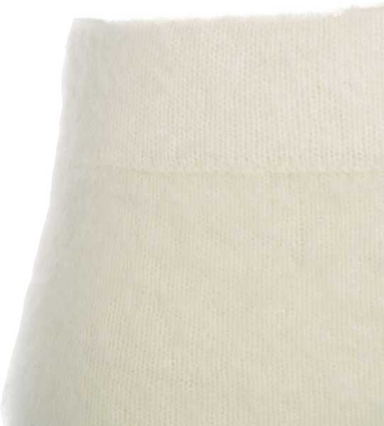 Fuste lungi Soft Goat Brushed cashmere skirt White Femei (BM 19030456) 5