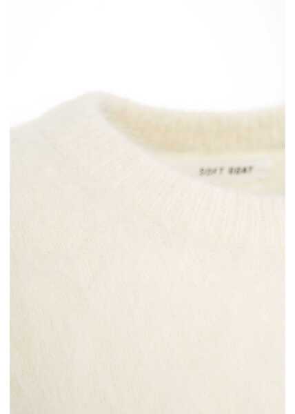 Pulovere Soft Goat Brushed alpaca sweater White Femei (BM 19030462) 5