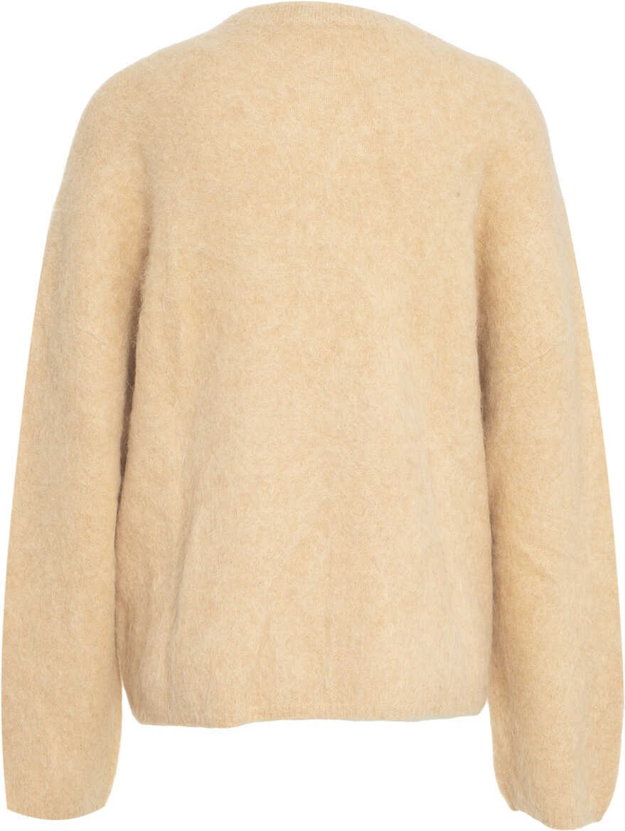 Pulovere Soft Goat Brushed alpaca sweater Beige Femei (BM 19030462) 3