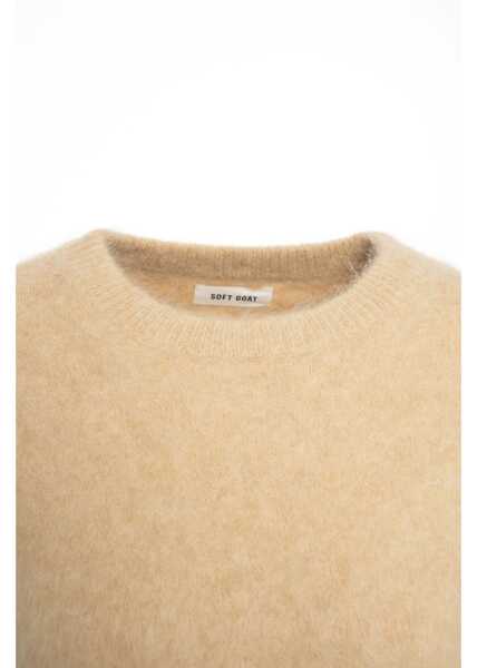 Pulovere Soft Goat Brushed alpaca sweater Beige Femei (BM 19030462) 4