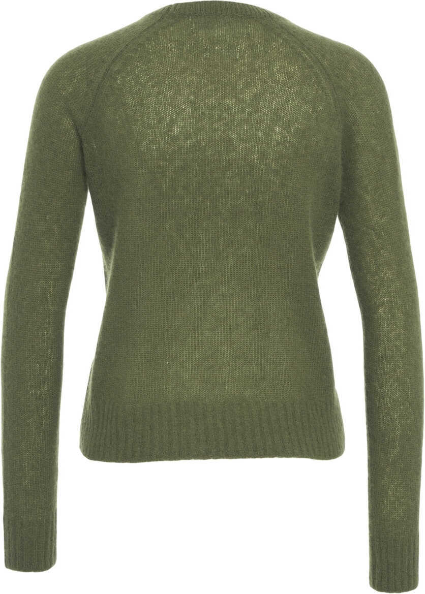 Pulovere CRUSH Knit sweater Amara Poppy Green Femei (BM 19030486) 3