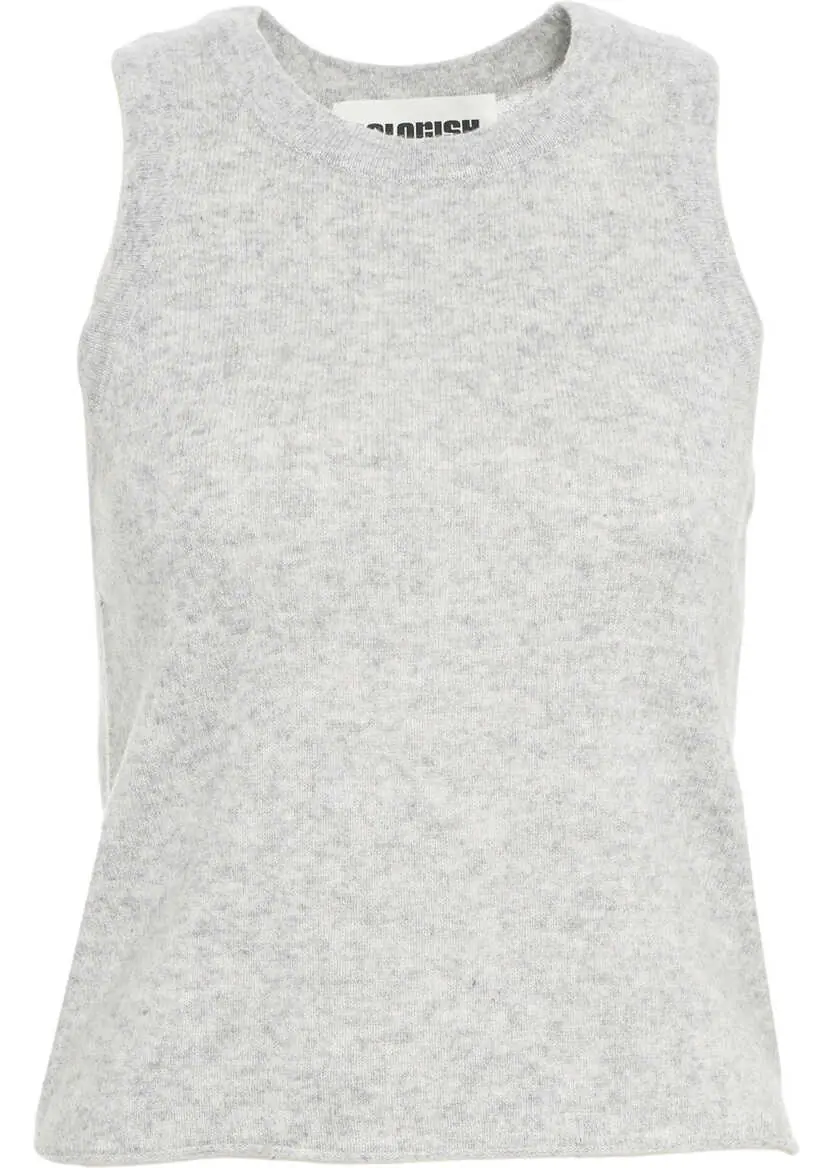 Pulovere casual CRUSH Cashmere tank top Ralph Racer Grey Femei (BM 19030492) 2
