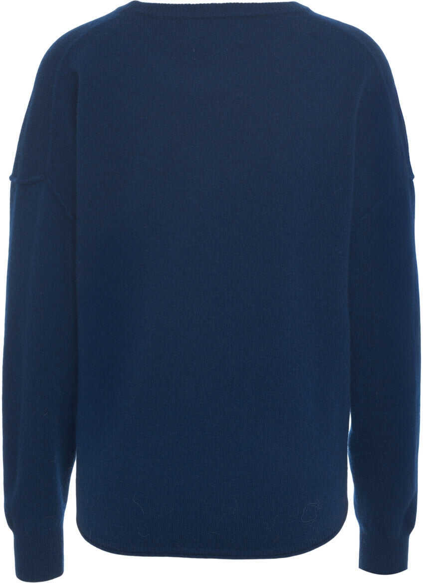 Pulovere CRUSH Cashmere sweater Hazey Chill Blue Femei (BM 19030495) 3