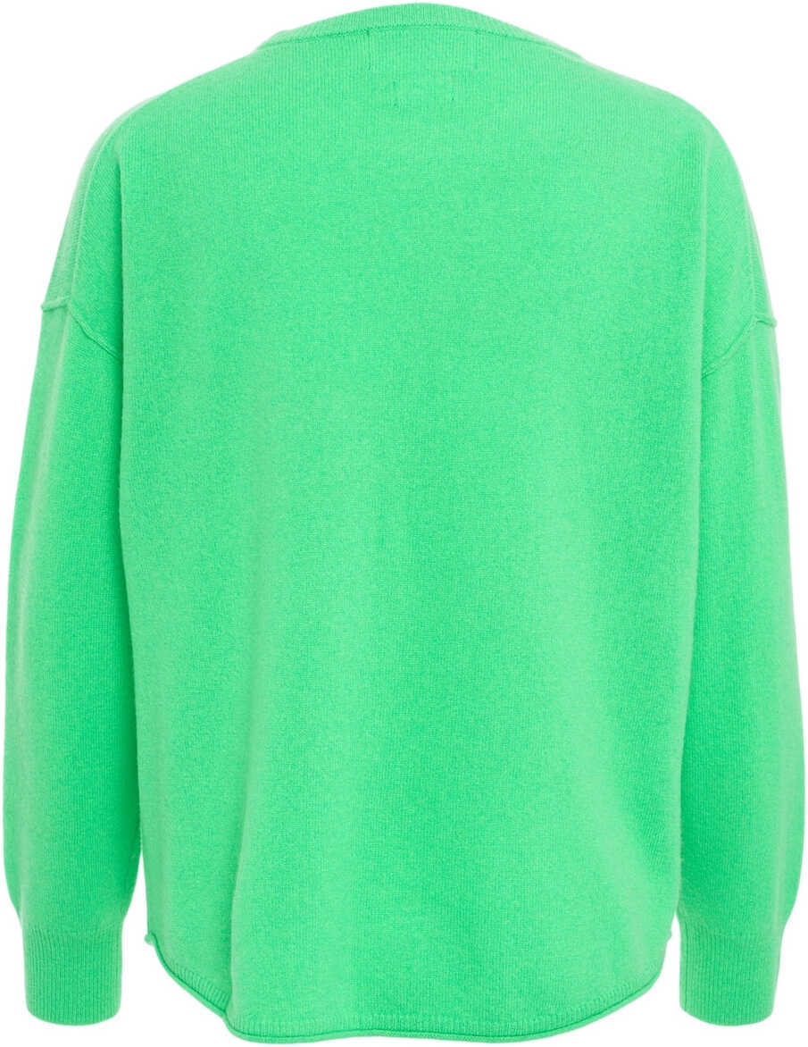 Pulovere CRUSH Cashmere sweater Hazey Chill Green Femei (BM 19030495) 3