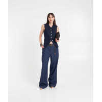 Veste Dama - Veste 7 For All Mankind Denim vest Lady Vest Blue Femei (BM 19030501) - B-mall.ro